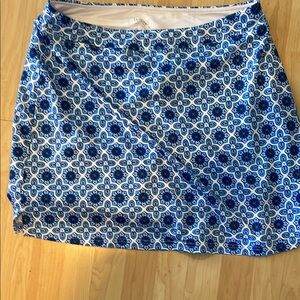 Blue Patterned Women's Skor